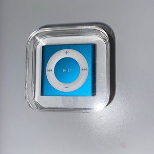 Brand new blue iPod shuffle